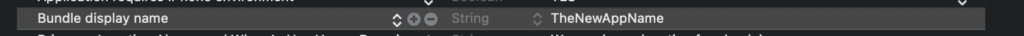 Bundle display name